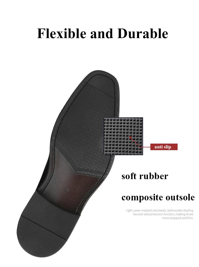 DESAI Genuine Leather Classic Italian Oxfords