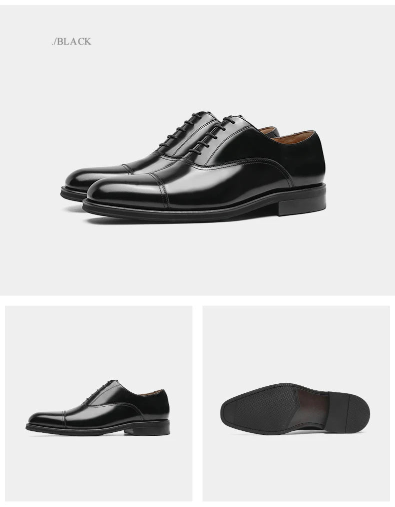 DESAI Genuine Leather Classic Italian Oxfords