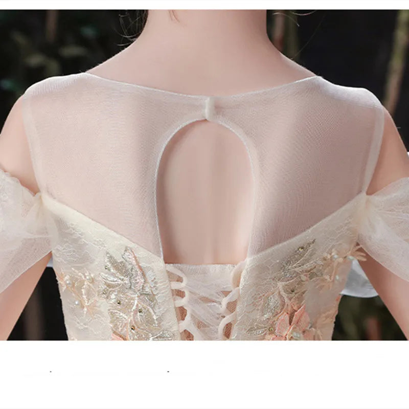 Kids Pageant Evening Flower Girl Dress