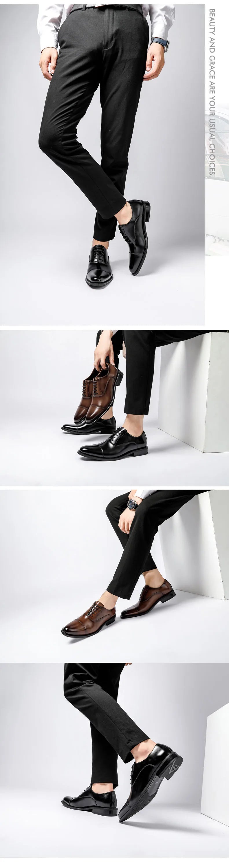 Italian Handmade Genuine Cow Leather Oxford