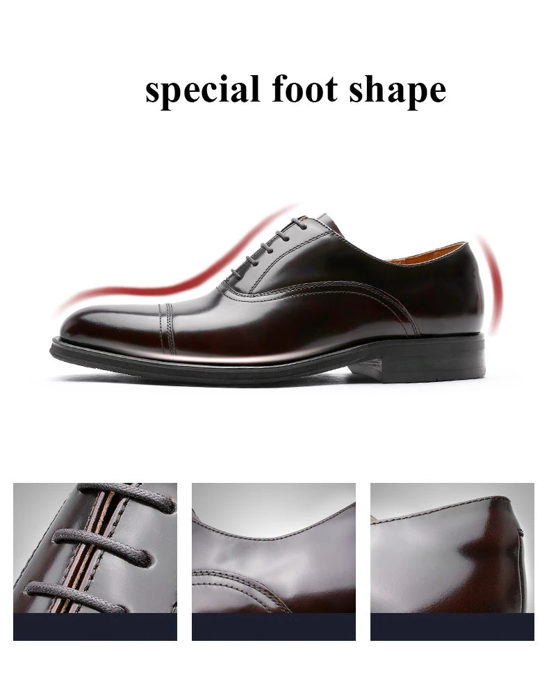 DESAI Genuine Leather Classic Italian Oxfords