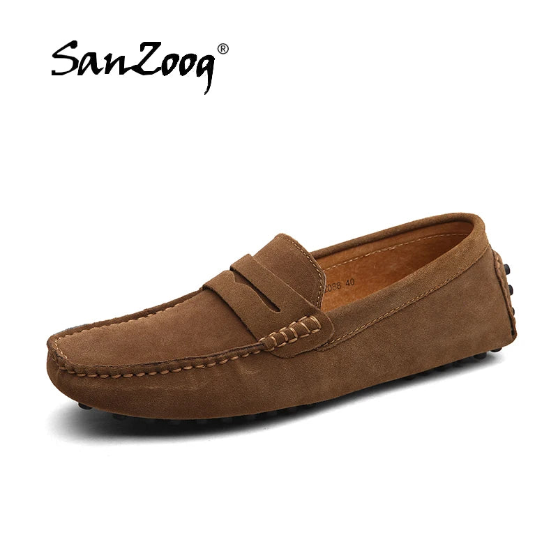 Casual Slip On Leather Loafers