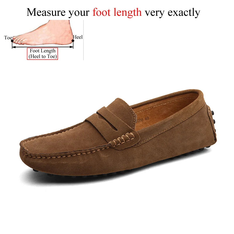 Casual Slip On Leather Loafers