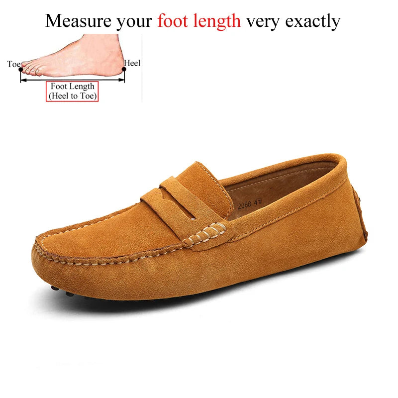 Casual Slip On Leather Loafers