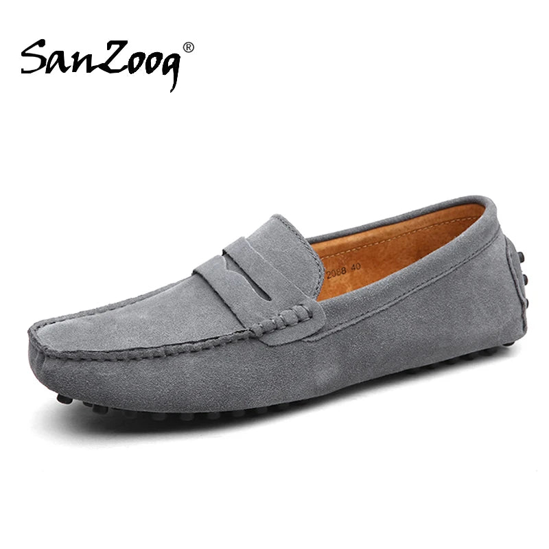Casual Slip On Leather Loafers