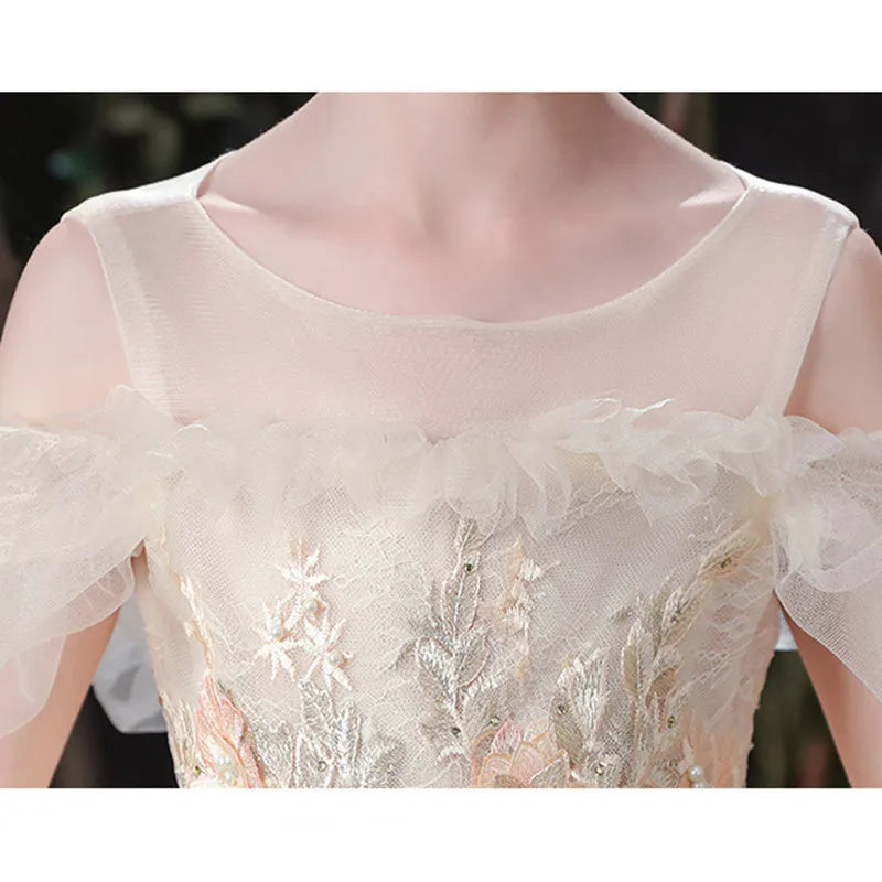 Kids Pageant Evening Flower Girl Dress