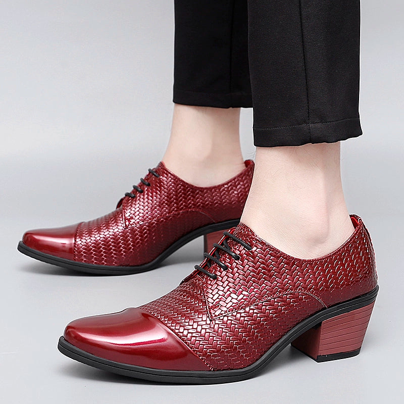 Studio Shooting Pointed Leather Monkstrap Shoes