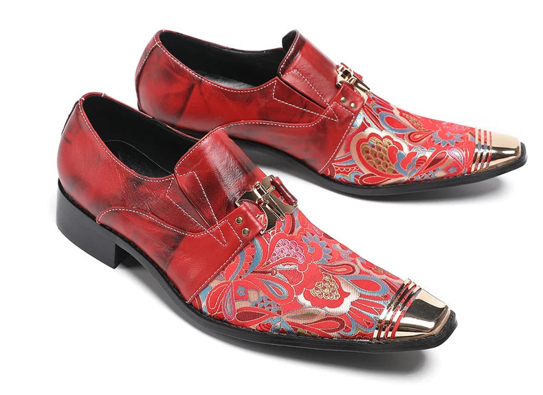 British Style Square Toe Luxury Formal Shoes