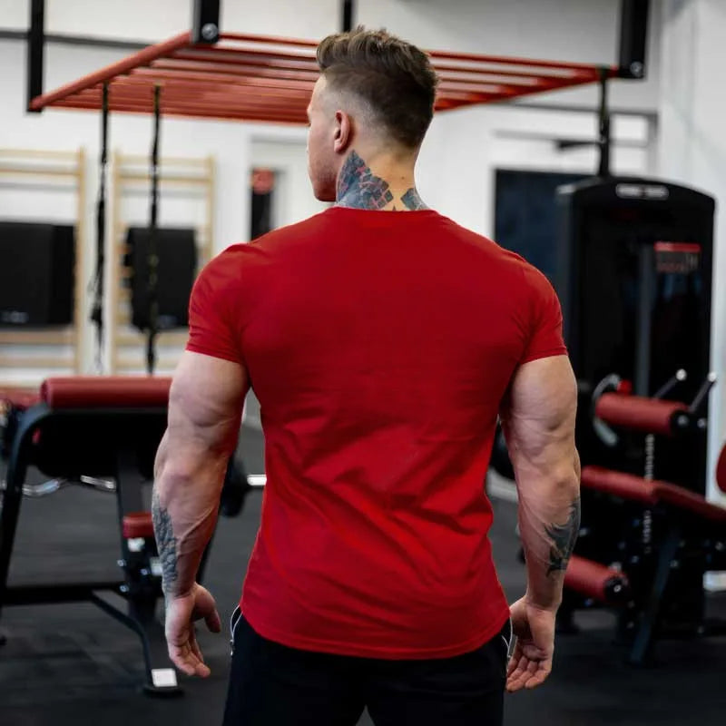 Short Sleeve Slim Printed T-shirt