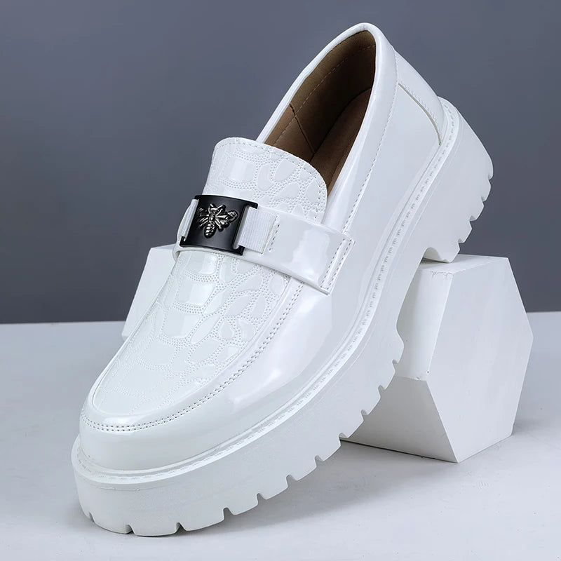 Round Toe Thick Soled Light Loafers