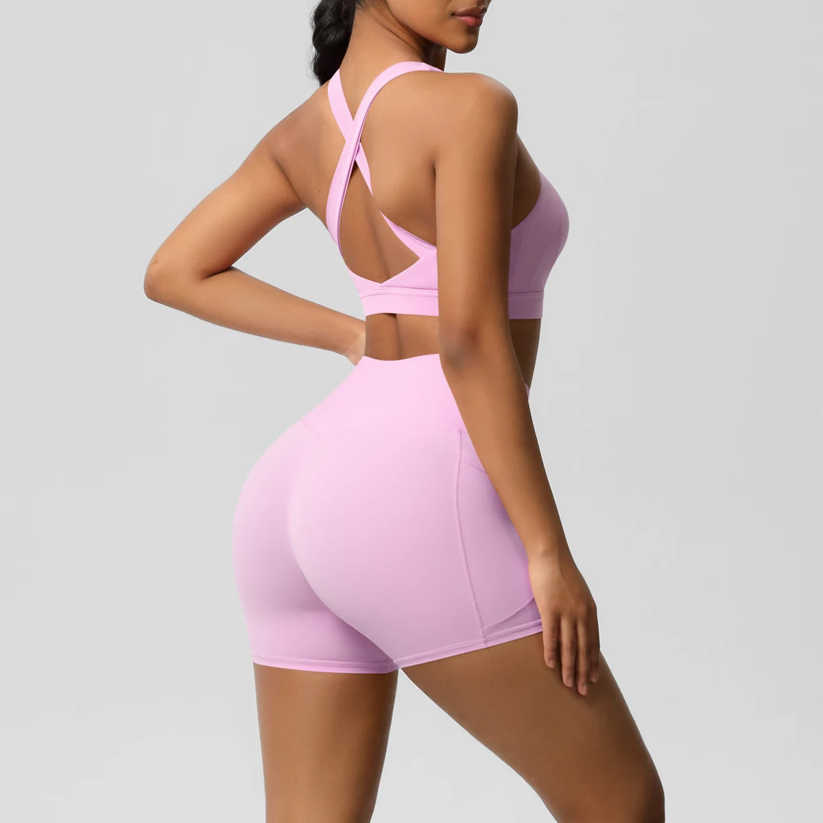 2PCS Sportswear With Pockets Yoga Set