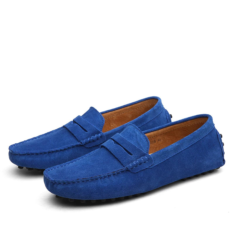 Casual Slip On Leather Loafers
