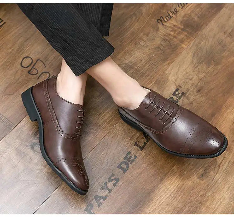 Lace-up Brogue Oxfords