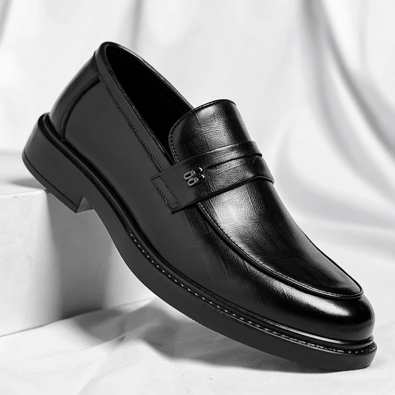 Italian Handmade Genuine Leather Slip-on Loafers
