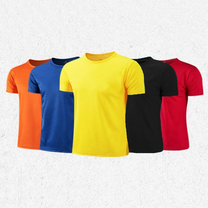 5 Pack Mens Running Shirts