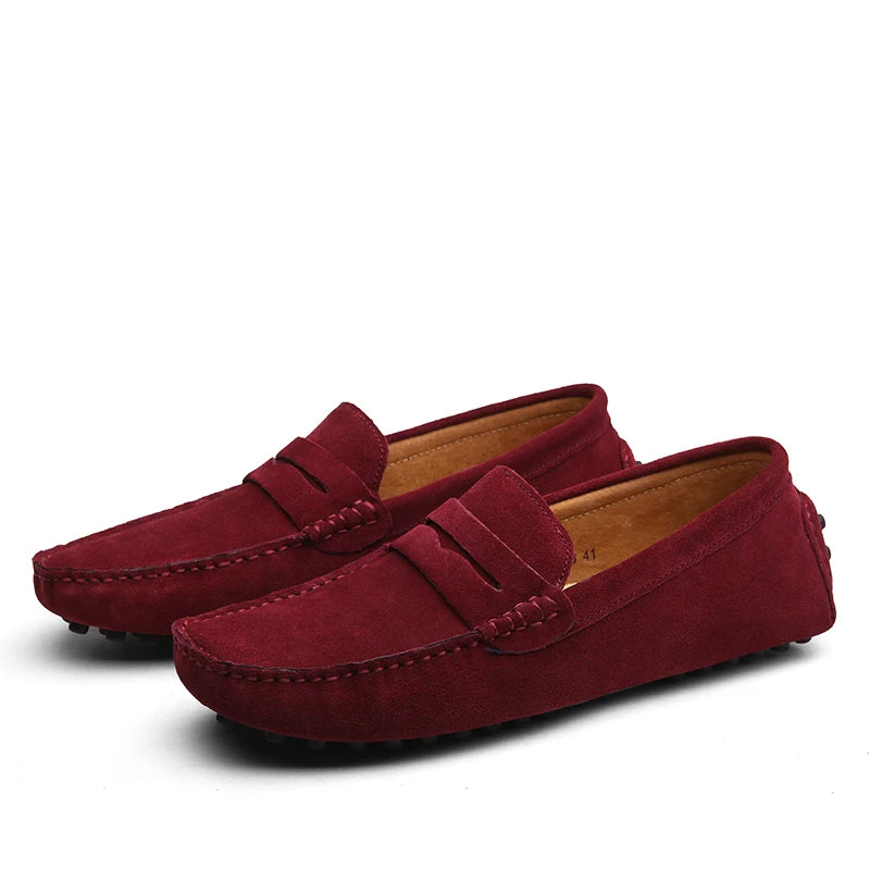 Casual Slip On Leather Loafers