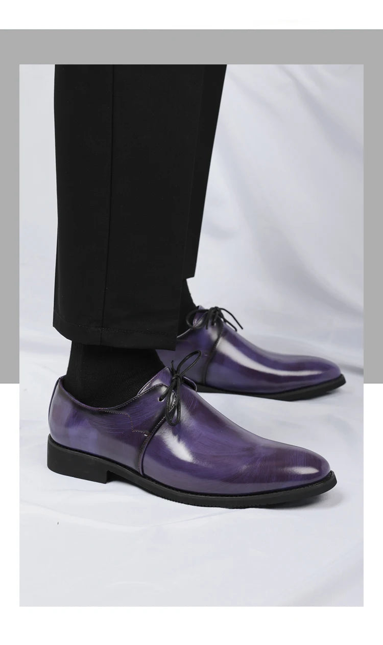 Casual Business Comfortable Pointed Toe Leather Dress Shoes