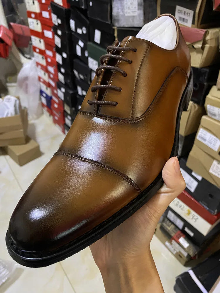 Italian Handmade Genuine Cow Leather Oxford