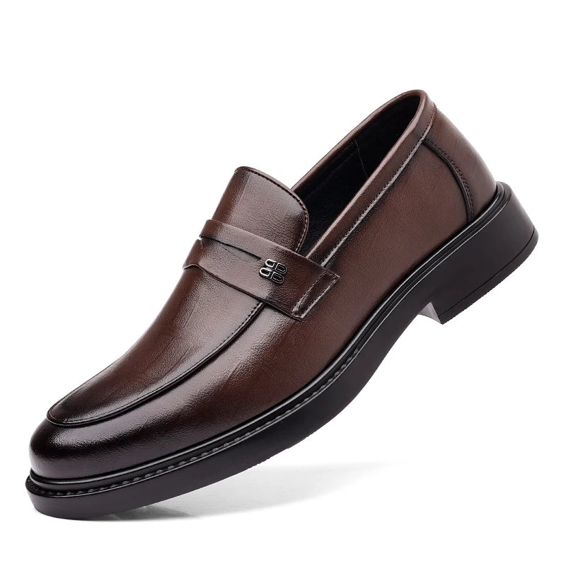 Italian Handmade Genuine Leather Slip-on Loafers