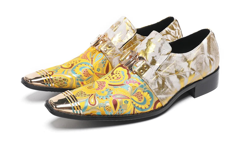 British Style Square Toe Luxury Formal Shoes