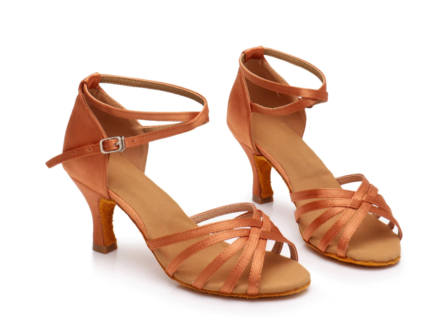 Ladies Suede Soft Sole Jazz Salsa Shoes