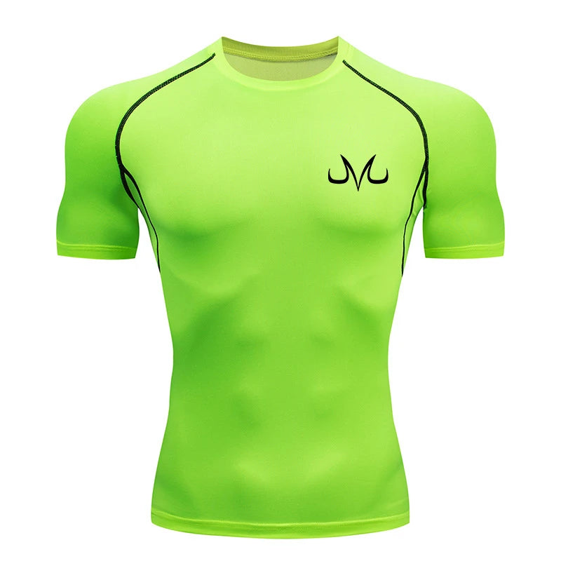 Graphic Short Sleeve Compression Shirts