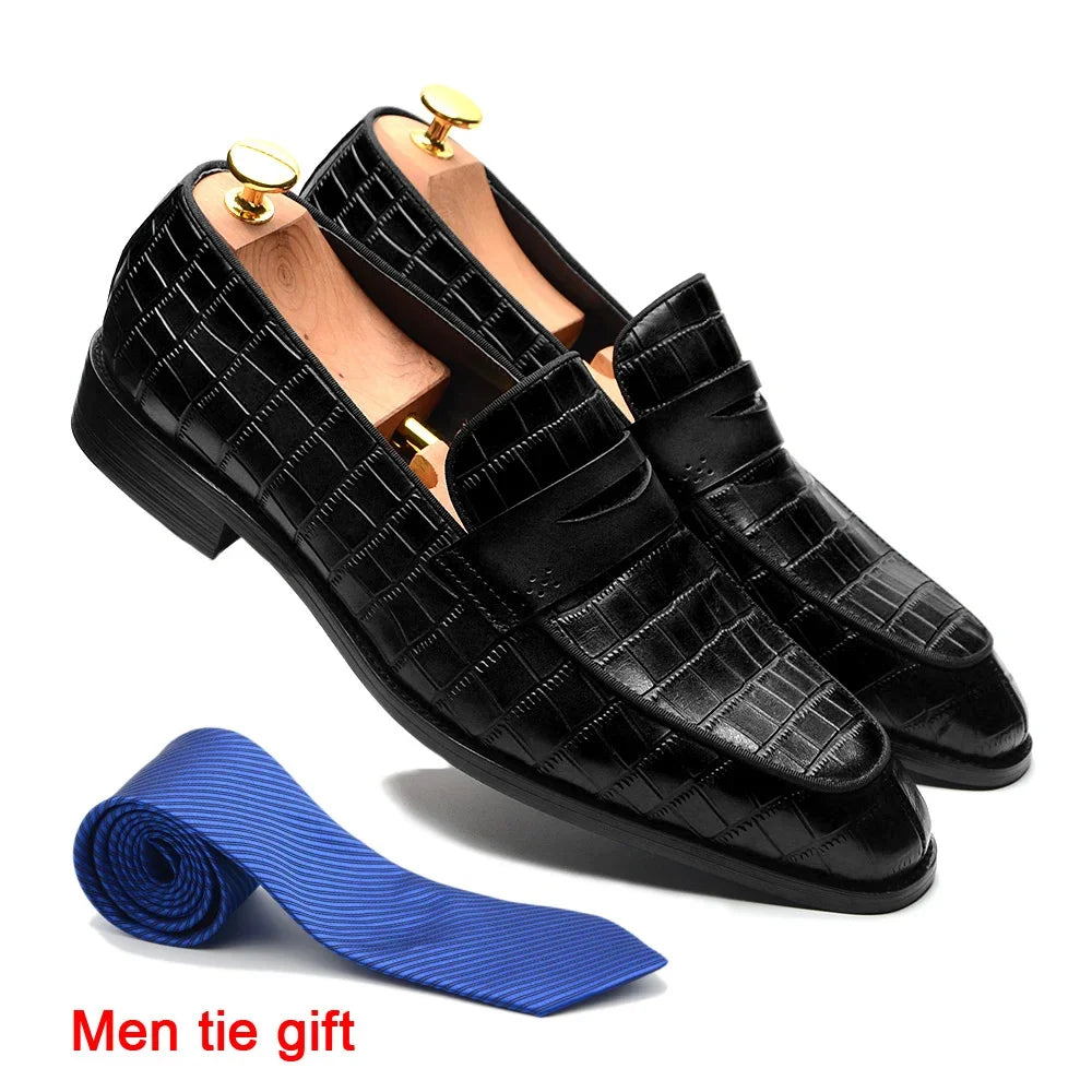 Classic Handmade Italian Style Genuine Cow Leather Penny Loafer