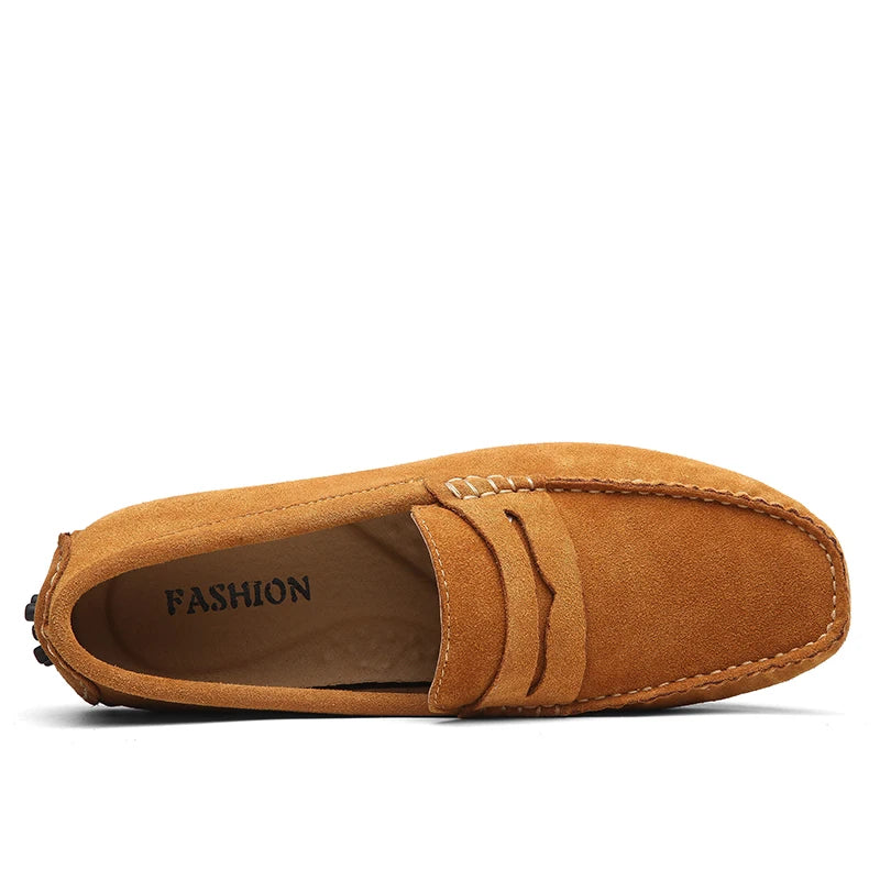 Casual Slip On Leather Loafers