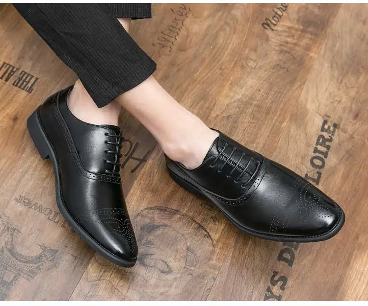 Lace-up Brogue Oxfords