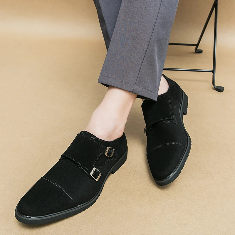 Versatile High-end Monk Strap Style Loafers