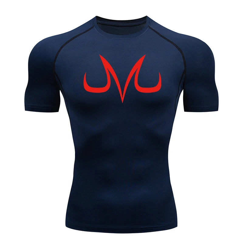 Graphic Short Sleeve Compression Shirts