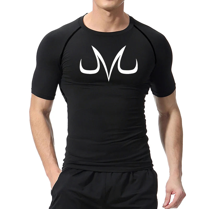 Graphic Short Sleeve Compression Shirts