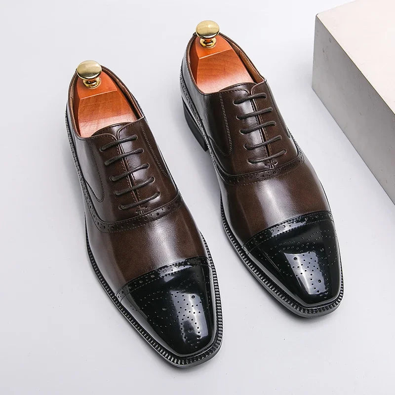 Lace-up Brogue Oxfords