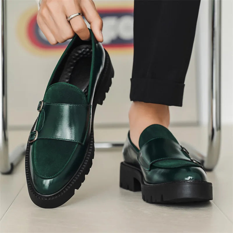 Thick-soled British Style Loafers