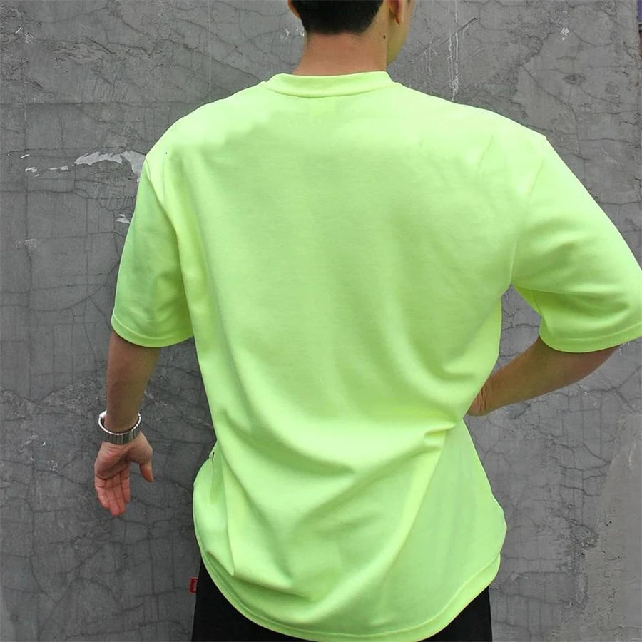 Oversized print loose T-shirt