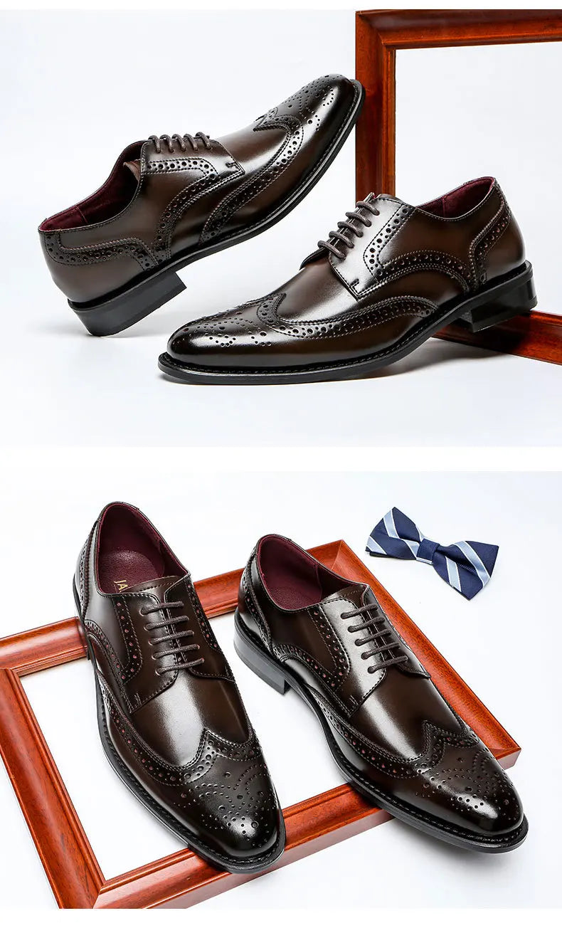 Italian Handmade Genuine Cow Leather Oxford