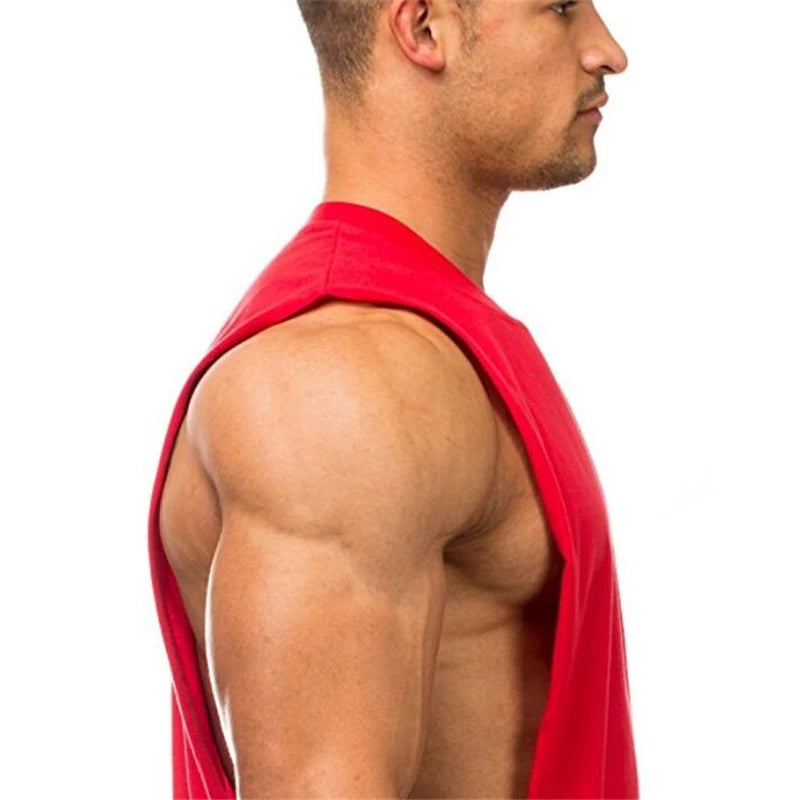 Breathable Side Slits Tank Tops