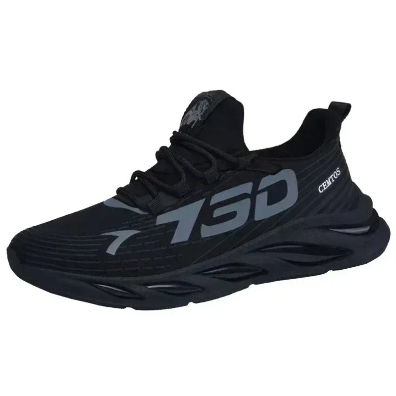 Breathable Light Running Network Red Boom Shoes