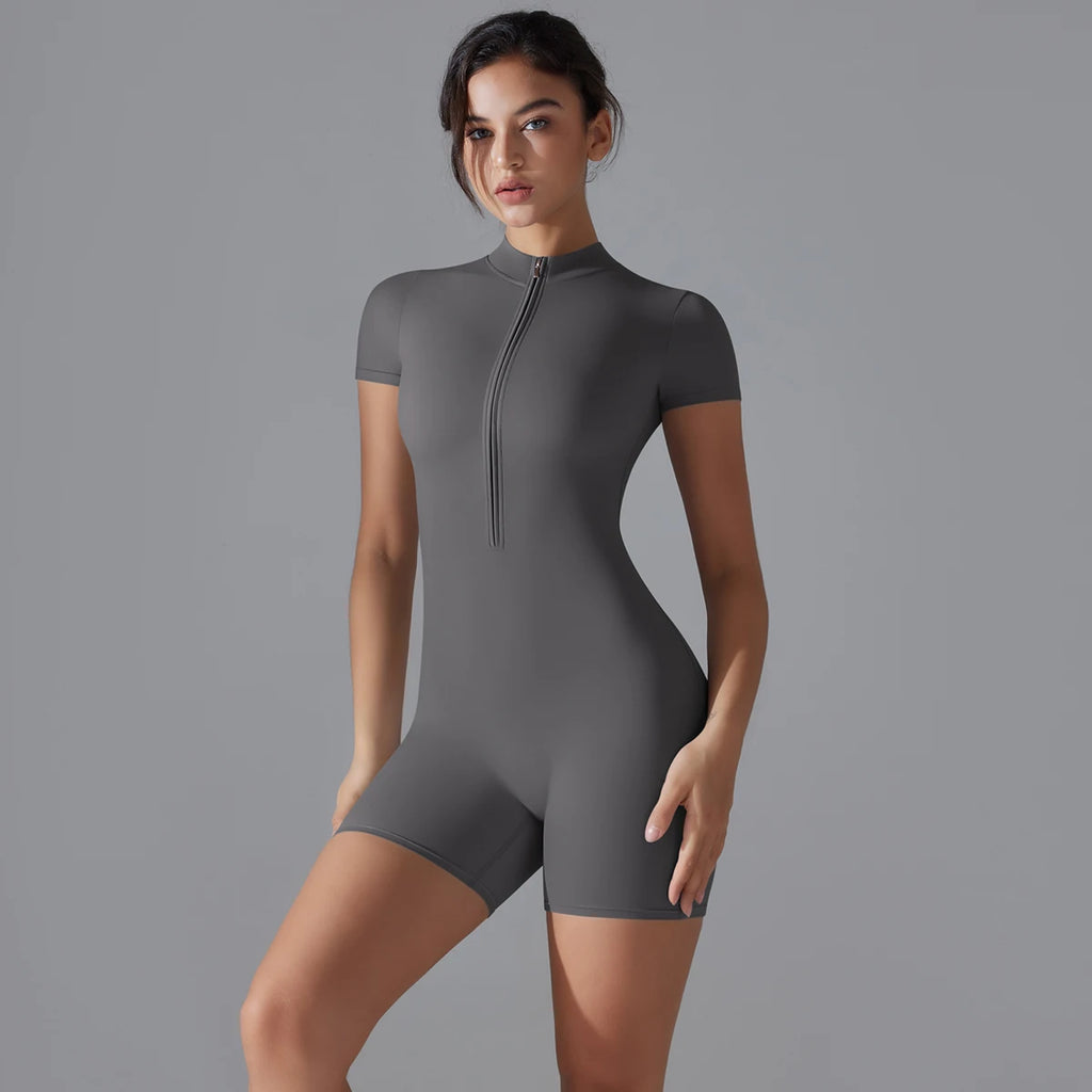 Women Fitness Sports Bodysuit Yoga Suit  Breathable Quick Dry