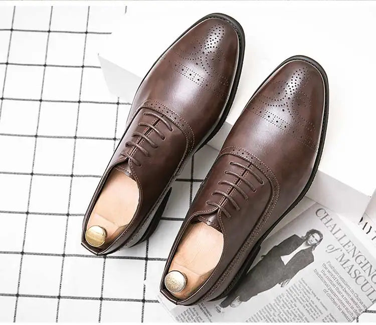 Lace-up Brogue Oxfords