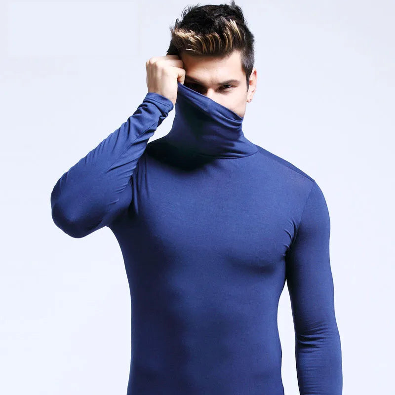 Slim Fit Long Sleeve Turtleneck