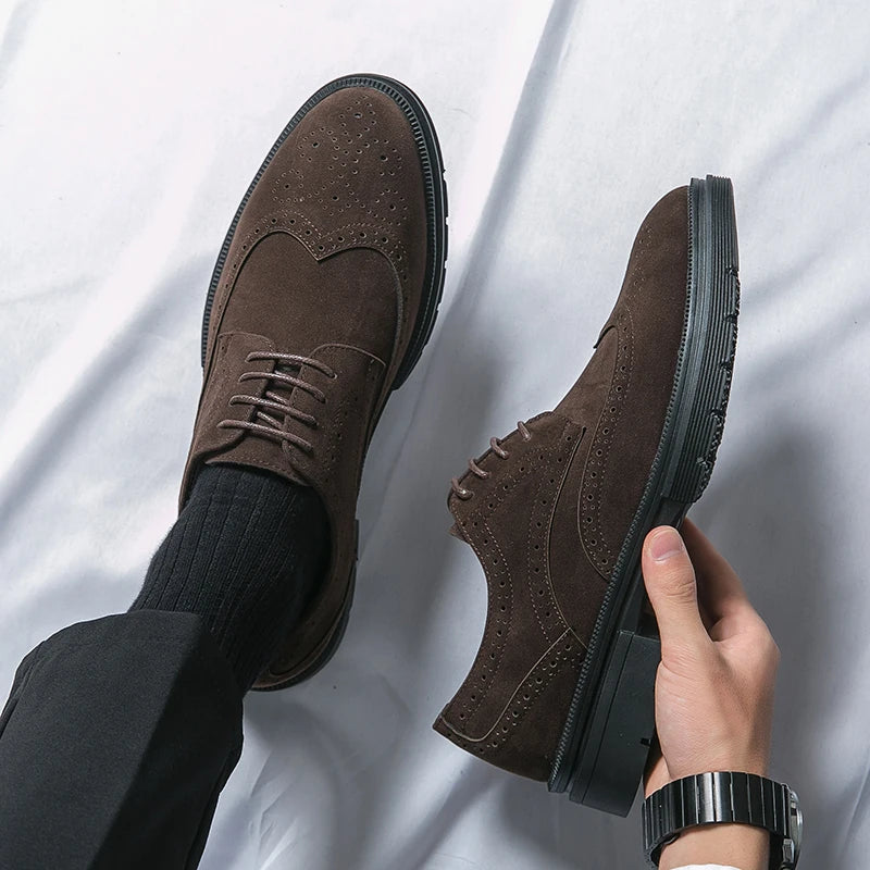 Vintage Slip-on Classic Suede Leather Oxfords