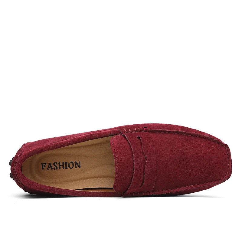 Casual Slip On Leather Loafers