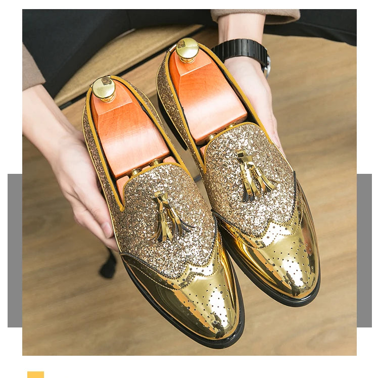 Men's Oxfords Genuine Leather Pointy Toe Lace Up