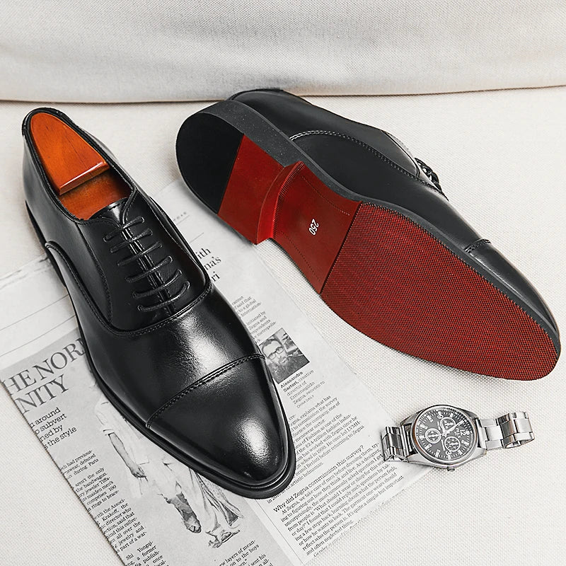 Men's Red Sole Oxford Business Shoes