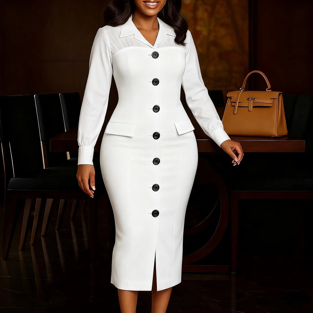 Elegant Bodycon Work Dress