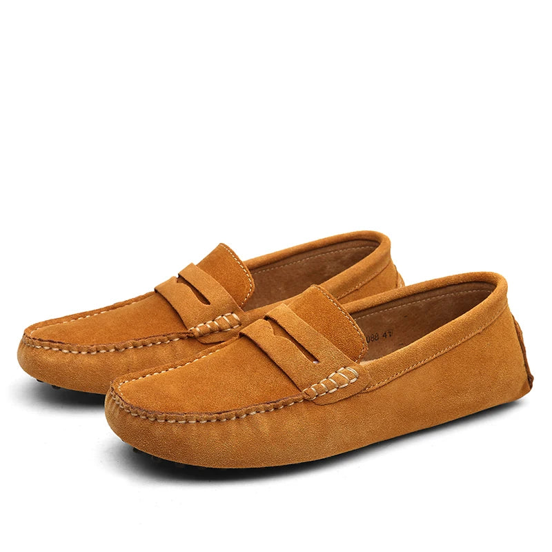 Casual Slip On Leather Loafers