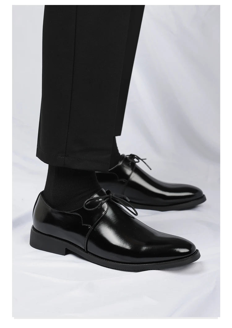Casual Business Comfortable Pointed Toe Leather Dress Shoes