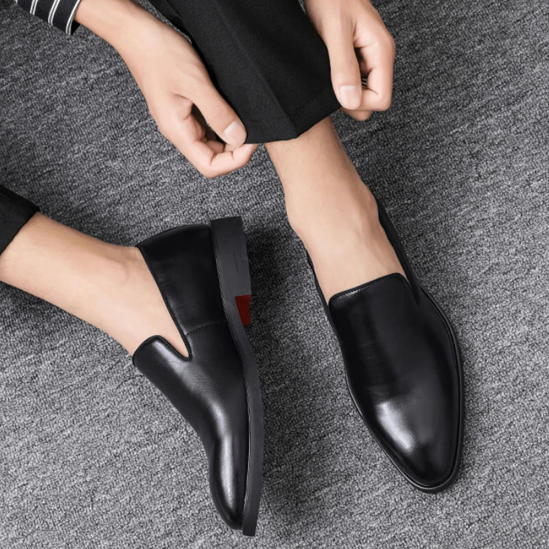 Red Sole Dress Shoes Slip-On Loafers