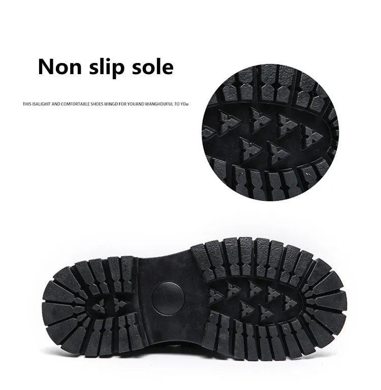 STRONGSHEN Casual Leather Loafers